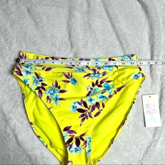 Sugar Beach Neon Tropical 2 Piece Bikini Set Size Medium / large New With Tags - Picture 8 of 16